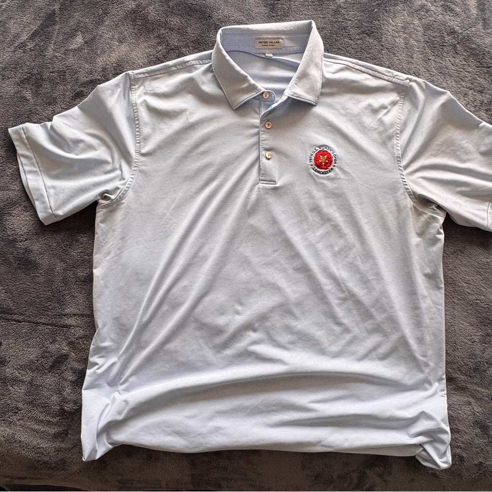 Peter Millar Summer Comfort Men’s XL Polo US Women’s Open Lancaster